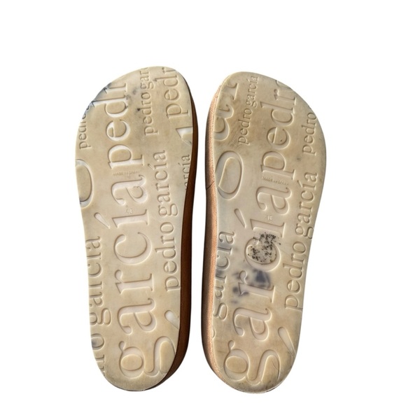 Pedro García -Suede Slide Brown Minimalist Design Sandals Sz 40 - Picture 6 of 9